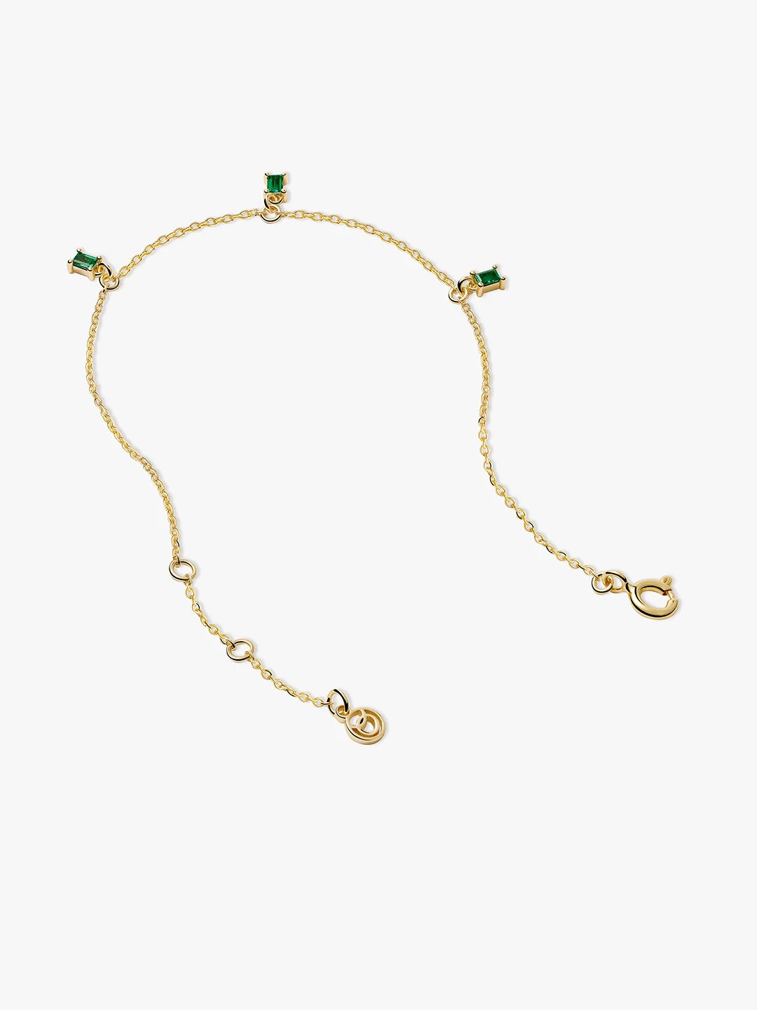 Baguette Emerald Bracelet